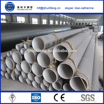 ST42 high quality outside 3pe coating and inside fbe coating steel pipe